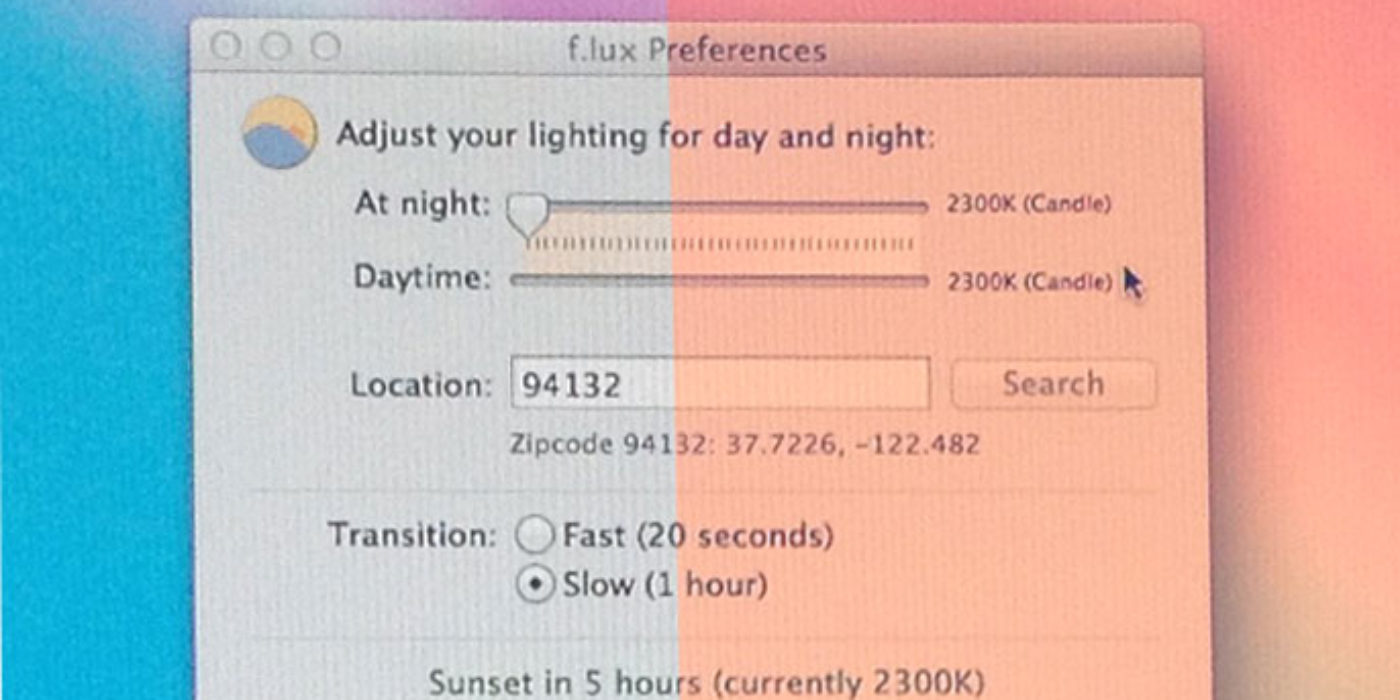 More Sleep because of F.lux, Twilight, and Redshift